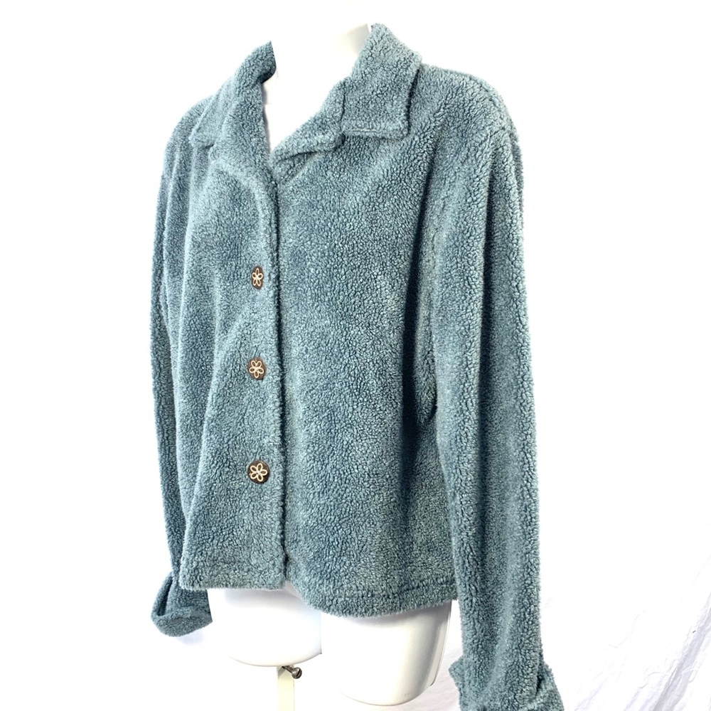 True Grit Vintage Jacket Sz M Sherpa Style Fleece - Picture 7 of 10